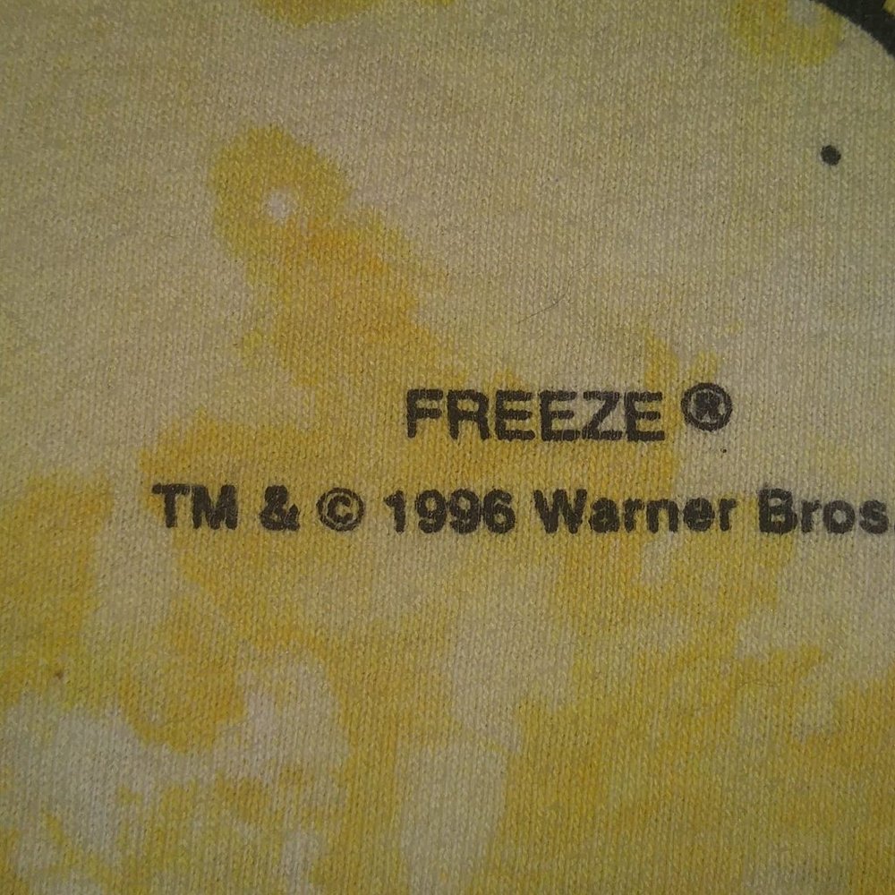 Vintage 1996 Warner Bro's Looney Tunes Taz Short Sleeve Tee. XL Freeze. - Picture 2 of 4